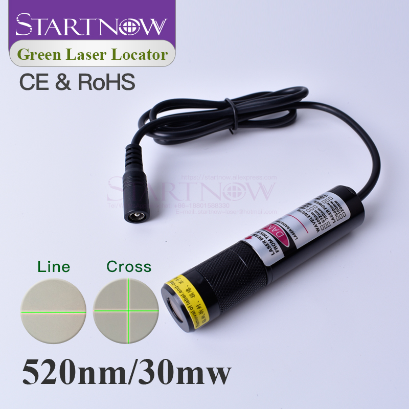 Industrial Green Laser Pointer - Зеленый лазерный позиционер 520 нм 30