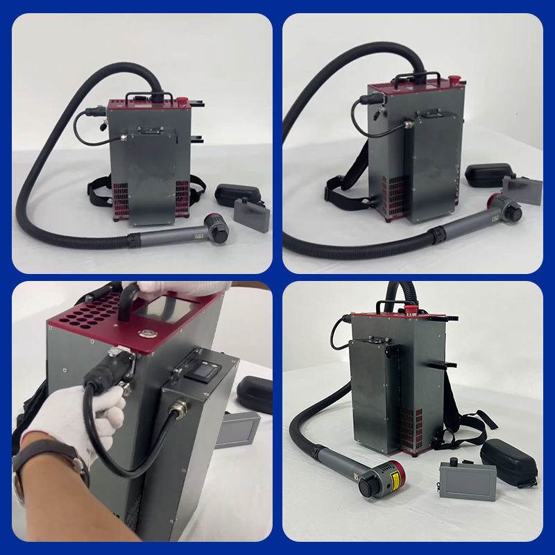 Industrial Laser Rust Removal Machine Price - Рюкзак портативного типа, ручной лазерный очиститель