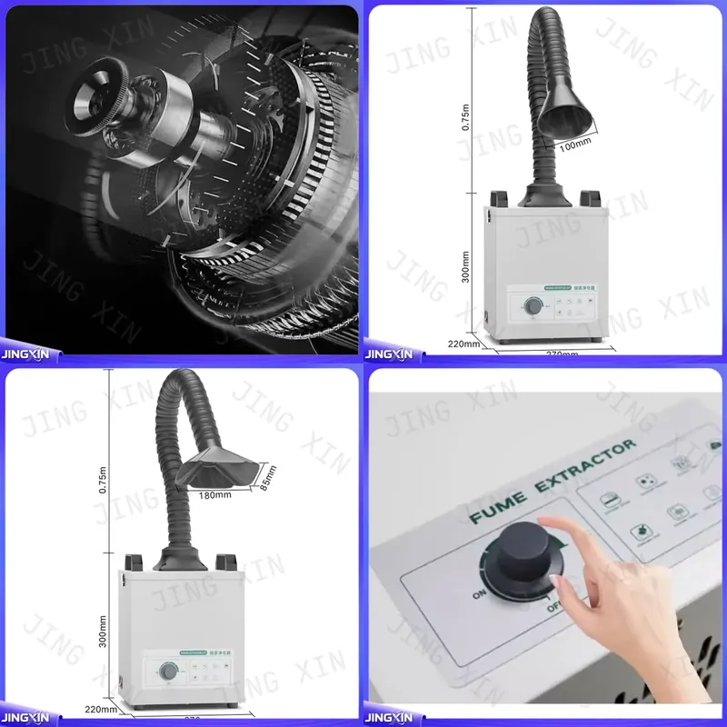 Industrial Laser Fume Extractor - Индивидуальный заказ на 120-ваттный дымоуловитель для