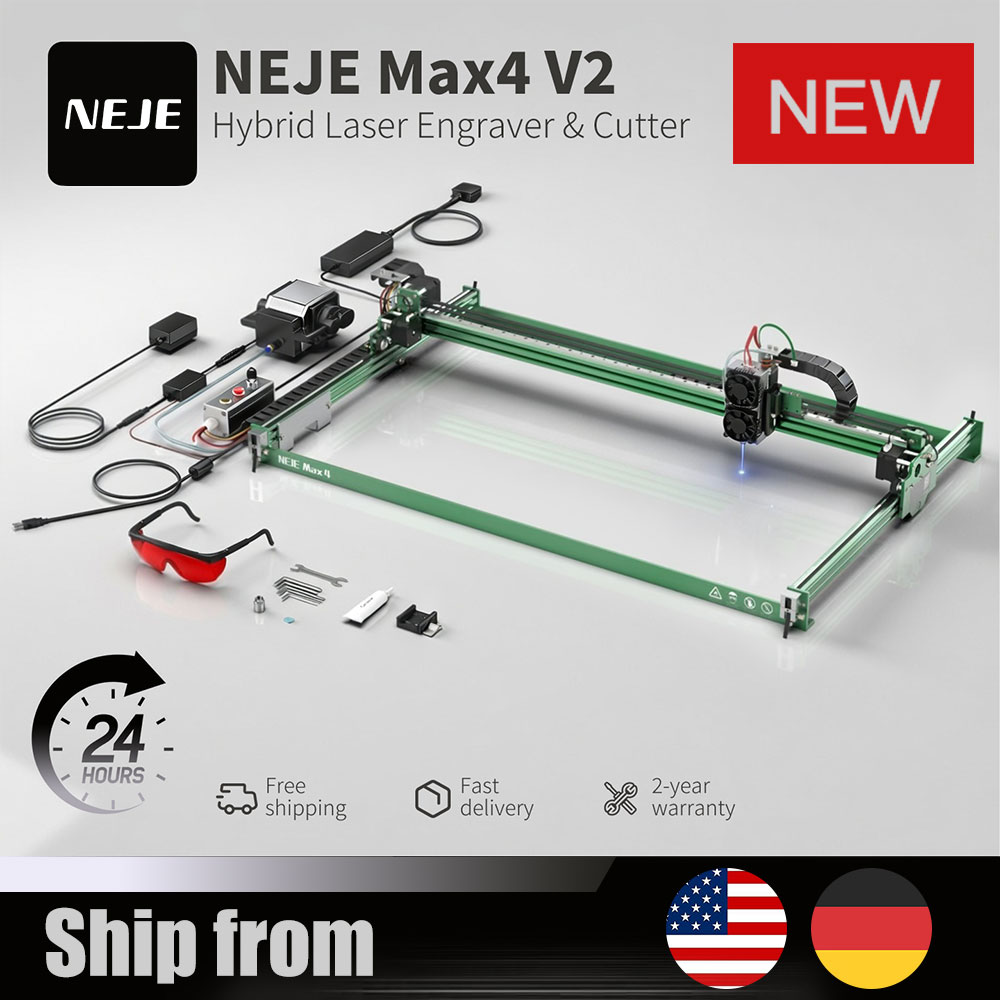 Лазерный гравер-резак NEJE Max – обзор и цена Industrial Grade Laser Engraver