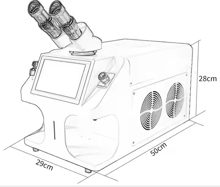Новый миниатюрный настольный л – обзор и цена Industrial Yag Laser