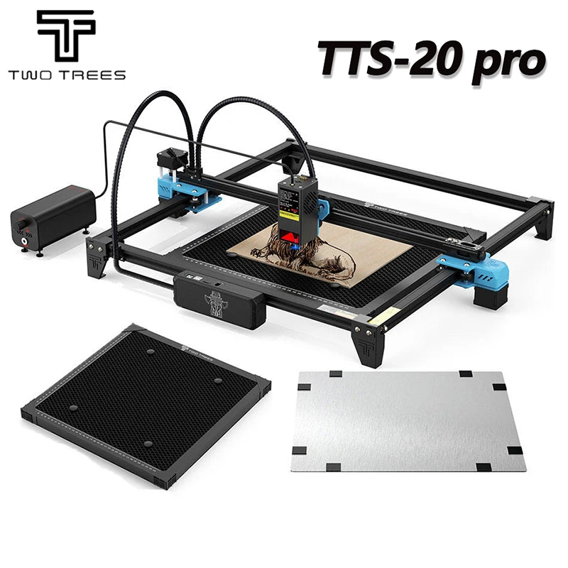 Twotrees TTS-20 Pro 20 Вт лазе – обзор и цена Industrial Grade Laser Engraver