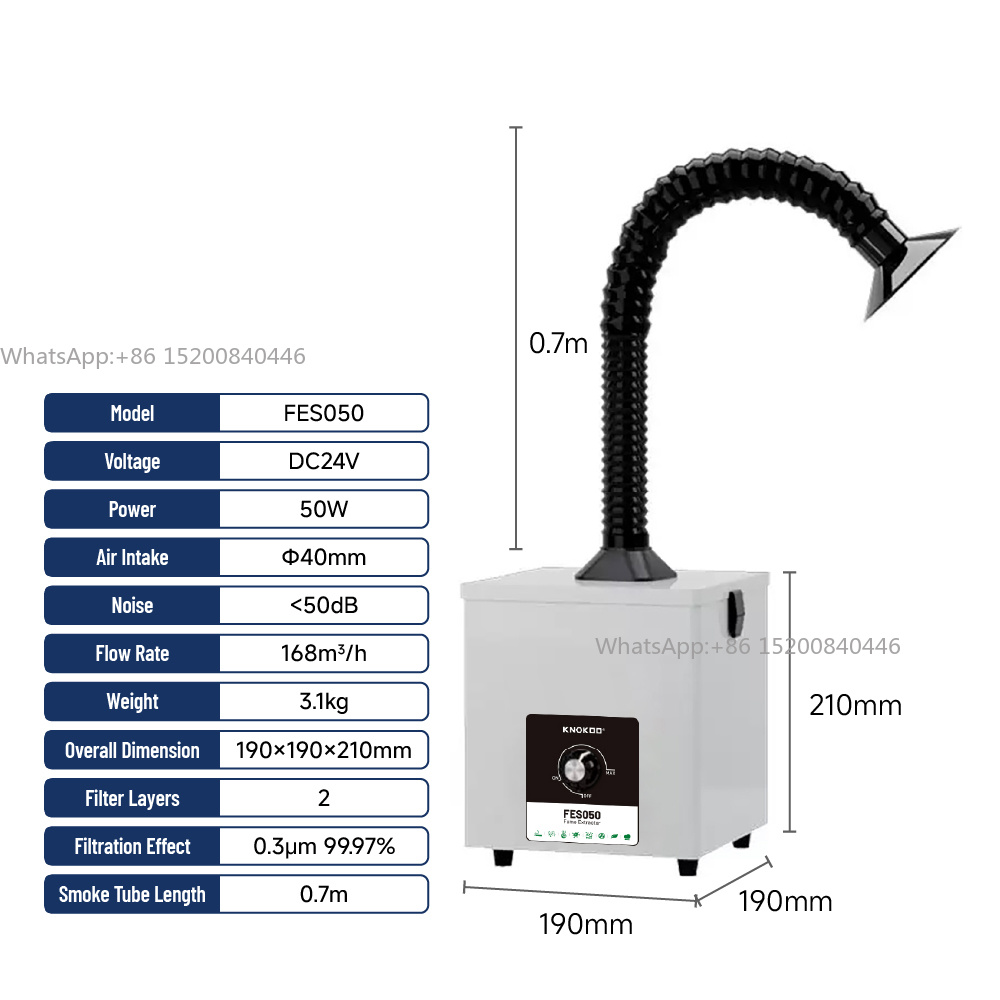 Промышленный экстрактор паяльн – обзор и цена Industrial Laser Fume Extractor